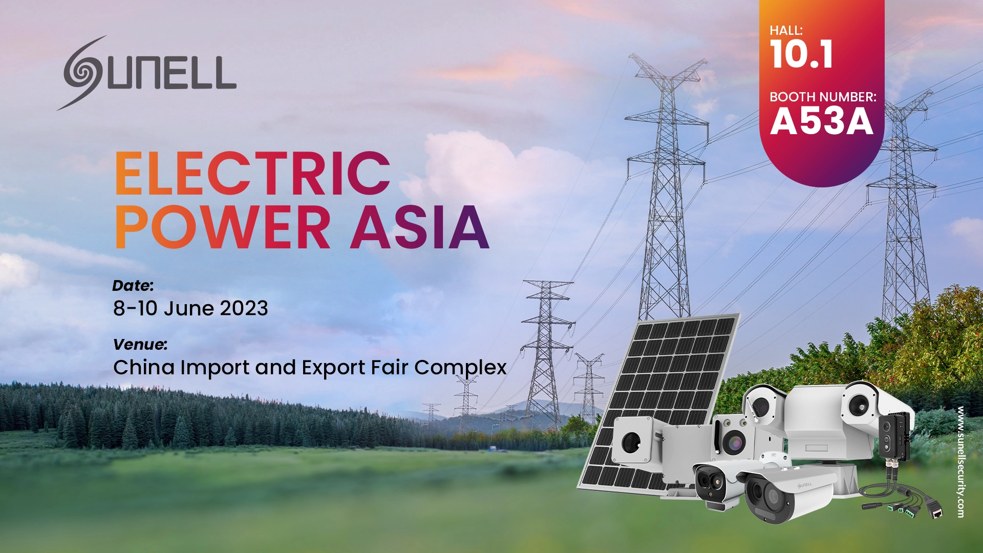 Sunell은 Electric Power ASIA에서 열 이미징 지능형 솔루션을 선보일 예정입니다.